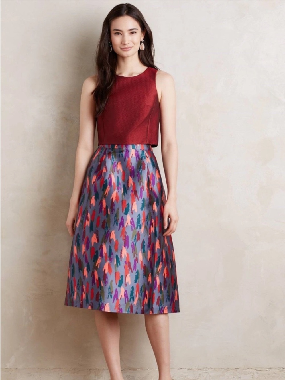 Anthropologie Persephone Skirt Sz 6 - Picture 2 of 11